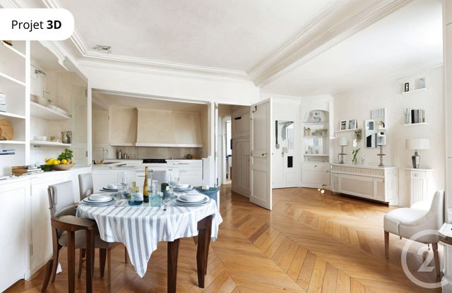 Appartement T3 à vendre - 3 pièces - 50.0 m2 - PARIS - 75006 - ILE-DE-FRANCE - Century 21 Assas Raspail