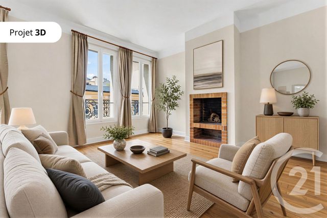 Appartement F3 à vendre - 3 pièces - 55.6 m2 - PARIS - 75014 - ILE-DE-FRANCE - Century 21 Assas Raspail