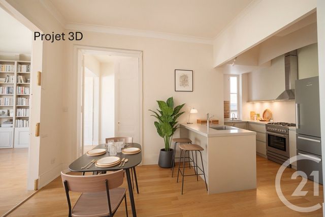 Appartement T3 à vendre - 3 pièces - 48.0 m2 - PARIS - 75014 - ILE-DE-FRANCE - Century 21 Assas Raspail