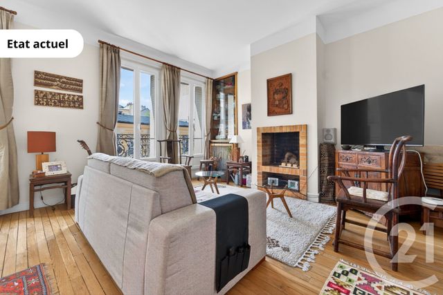 Appartement F3 à vendre - 3 pièces - 55.07 m2 - PARIS - 75006 - ILE-DE-FRANCE - Century 21 Assas Raspail