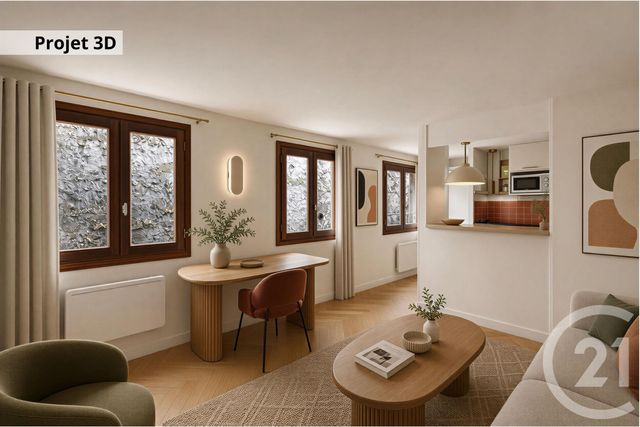 Appartement Studio à vendre - 1 pièce - 21.38 m2 - PARIS - 75006 - ILE-DE-FRANCE - Century 21 Assas Raspail