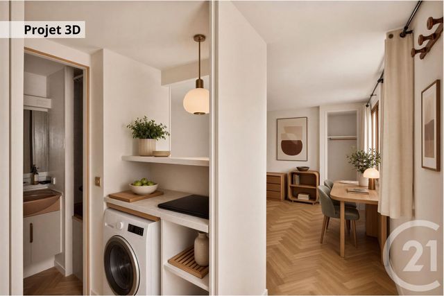 Appartement Studio à vendre - 1 pièce - 21.38 m2 - PARIS - 75006 - ILE-DE-FRANCE - Century 21 Assas Raspail