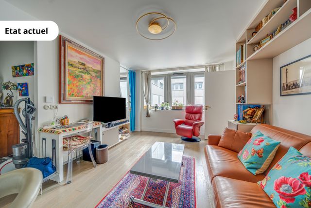 Appartement F3 à vendre - 3 pièces - 58.0 m2 - PARIS - 75014 - ILE-DE-FRANCE - Century 21 Assas Raspail