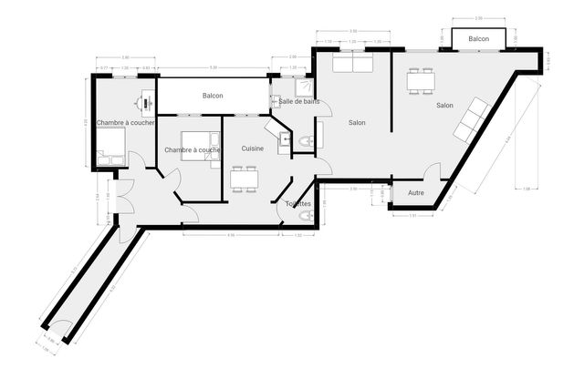 Appartement F5 à vendre - 4 pièces - 123.4 m2 - PARIS - 75006 - ILE-DE-FRANCE - Century 21 Assas Raspail