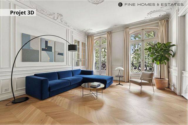 Appartement T6 à vendre - 6 pièces - 158.09 m2 - PARIS - 75006 - ILE-DE-FRANCE - Century 21 Assas Raspail