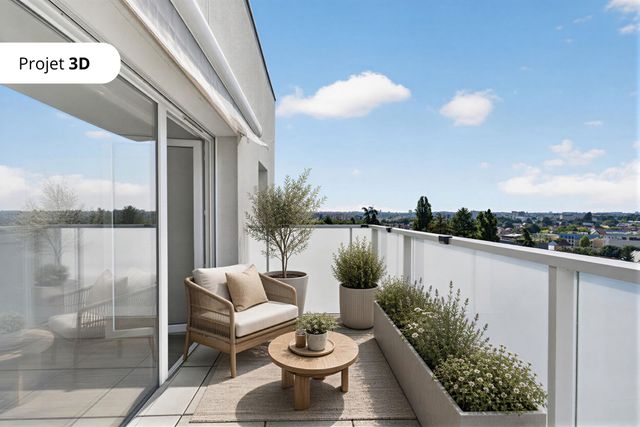 Appartement F3 bis à vendre - 4 pièces - 71.36 m2 - BAGNEUX - 92 - ILE-DE-FRANCE - Century 21 Assas Raspail
